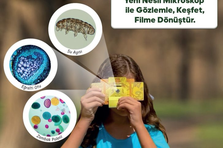 600 Mikronot Foldscope Mikroskop İle Keşfe Çıkıyor!